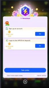 new player welcome bonus 